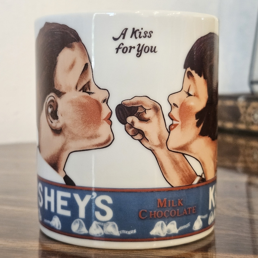 Vintage Hershey's "A Kiss for You" Mug 1979